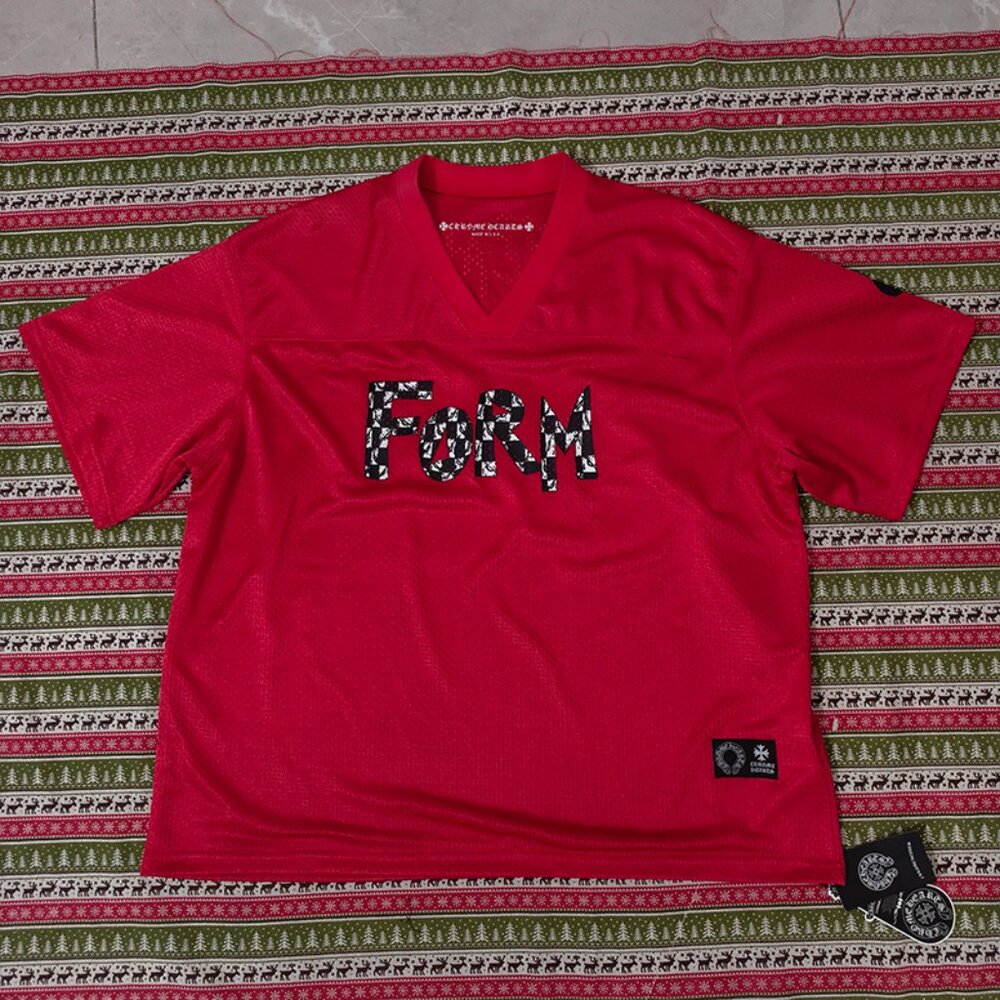 Chrome Hearts Red Mesh Jersey